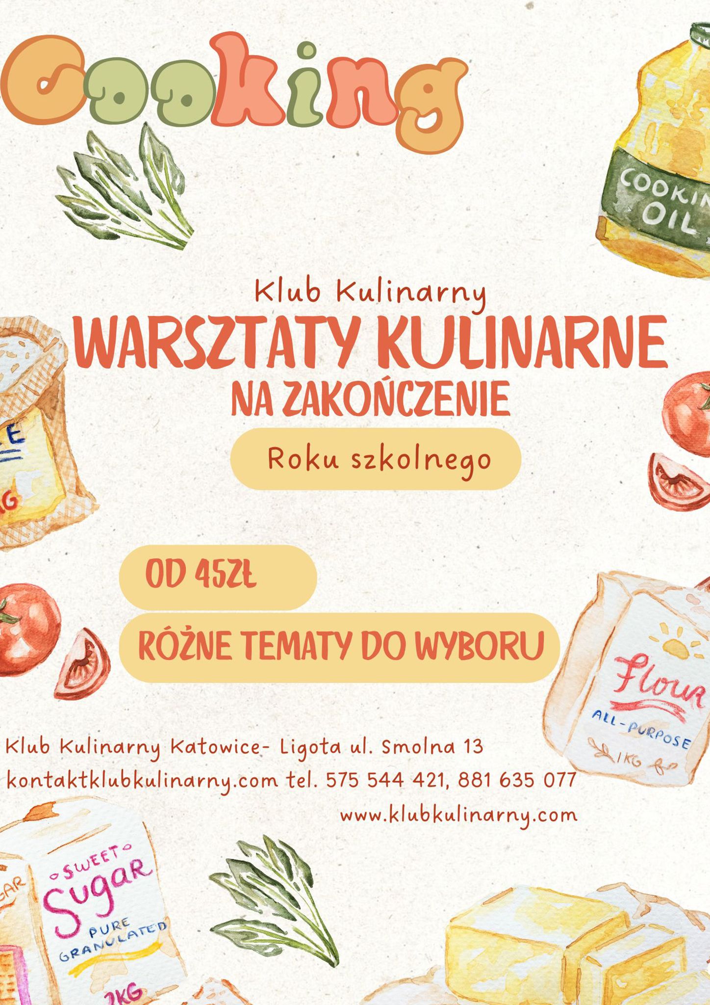 Warsztaty kulinarne na zakończenie roku szkolnego